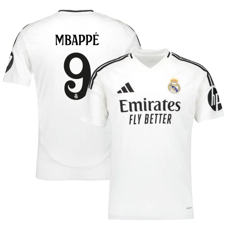 Maillot Real Madrid Domicile 2024 2025 Mbappe