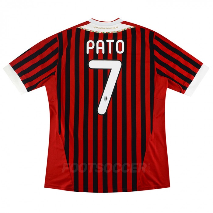 2011-12 Maillot Retro Vintage Milan AC Home PATO