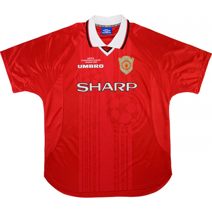 1999-00 Maillot Retro Vintage Manchester United Home Beckham