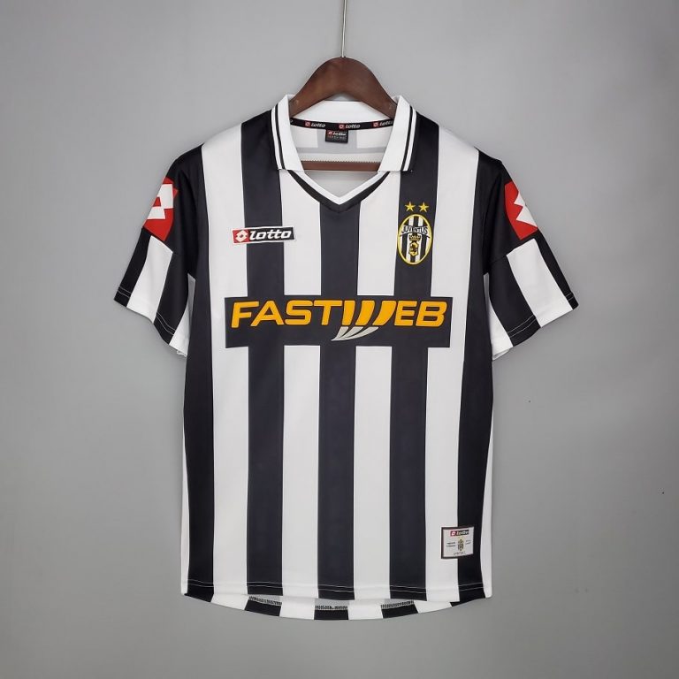 2001-02 Maillot Retro Vintage Juventus Home