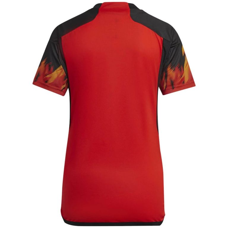 MAILLOT BELGIQUE DOMICILE FEMME COUPE DU MONDE 2022