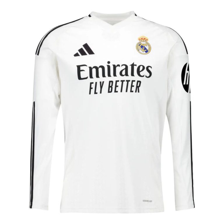 Maillot Real Madrid 2024 2025 Mbappe Manches Longues
