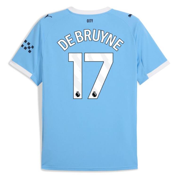 Maillot Kit Enfant Manchester City Domicile 2025 2026 De Bruyne