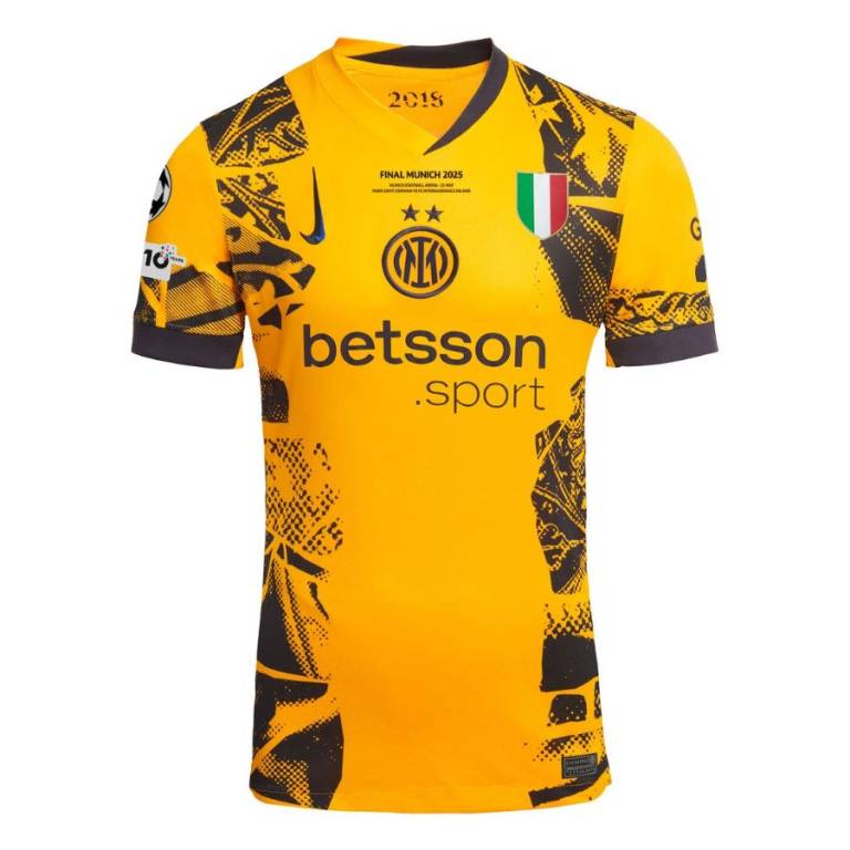 Maillot Kit Enfant Inter Milan Third Finale UCL Munich 2025