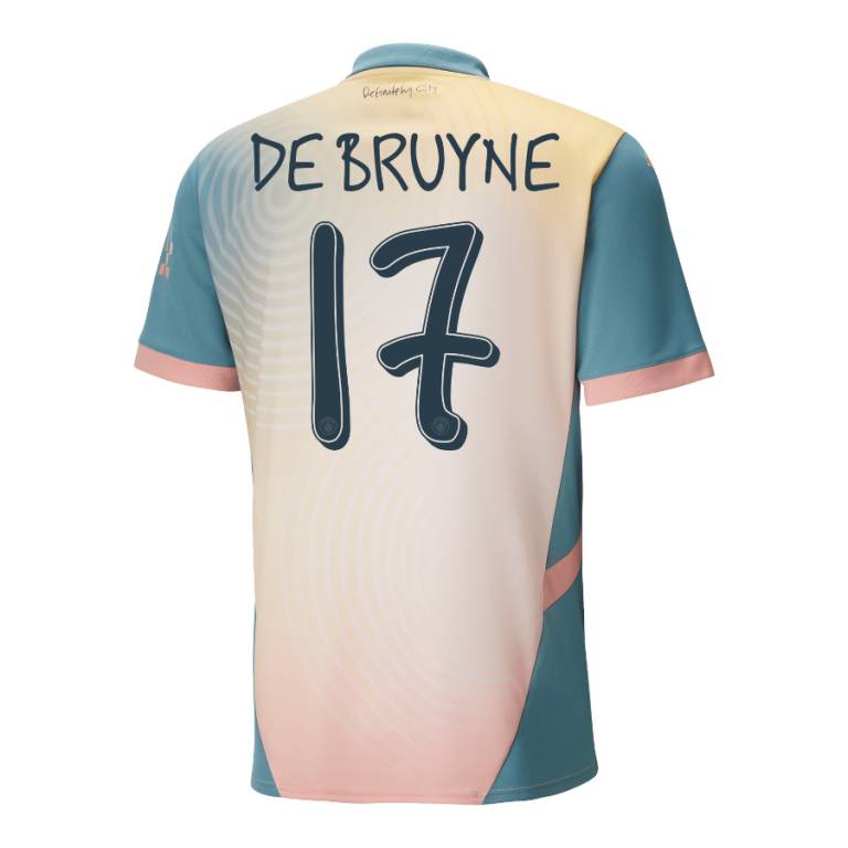 Maillot Kit Enfant Manchester City Fourth 2024 2025 De Bruyne