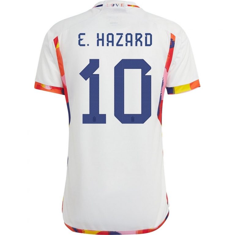 MAILLOT BELGIQUE EXTERIEUR COUPE DU MONDE 2022 E.HAZARD