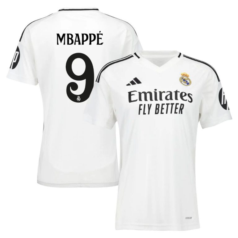 Maillot Femme Real Madrid Domicile 2024 2025 Mbappe