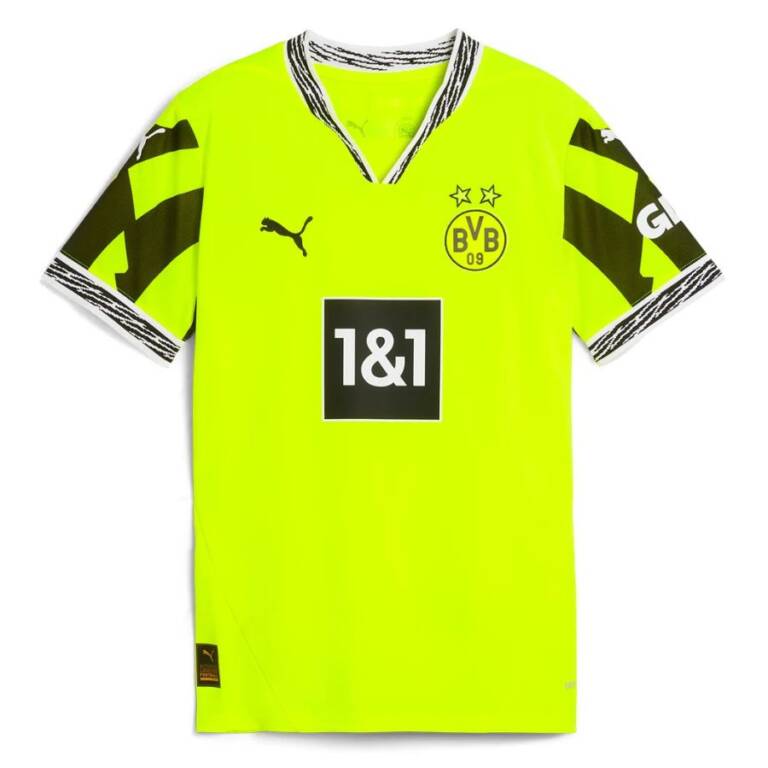 Maillot Kit Enfant BVB Dortmund 2024 2025 Neon