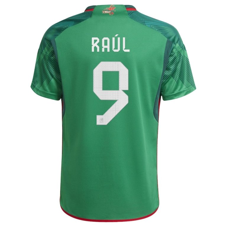 MAILLOT MEXIQUE DOMICILE COUPE DU MONDE 2022 RAUL
