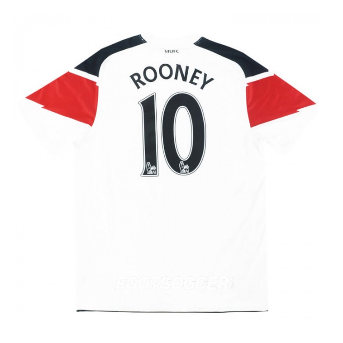2010-12 Maillot Retro Vintage Manchester United Away Rooney
