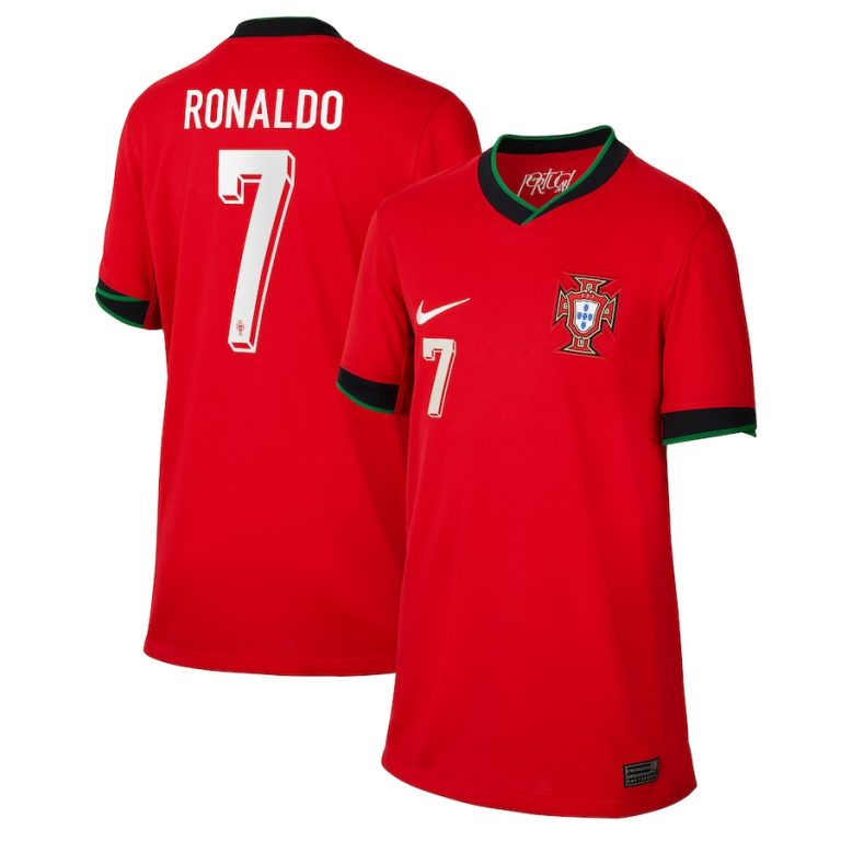 Maillot Enfant Portugal Domicile 2024 2025 Ronaldo