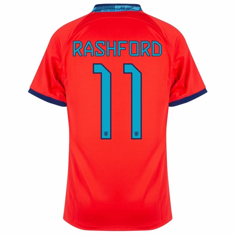 MAILLOT KIT ENFANT ANGLETERRE EXTERIEUR 2022 2023 RASHFORD