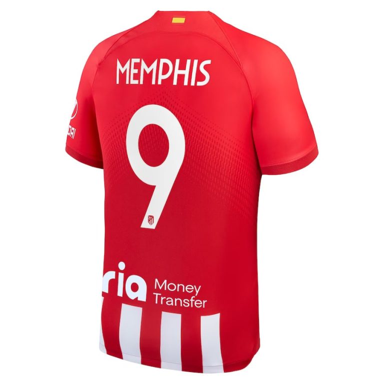 Maillot Kit Enfant Atletico Madrid Domicile 2023 2024 Memphis