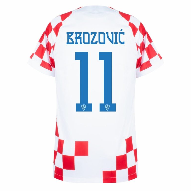 MAILLOT CROATIE DOMICILE COUPE DU MONDE 2022 BROZOVIC