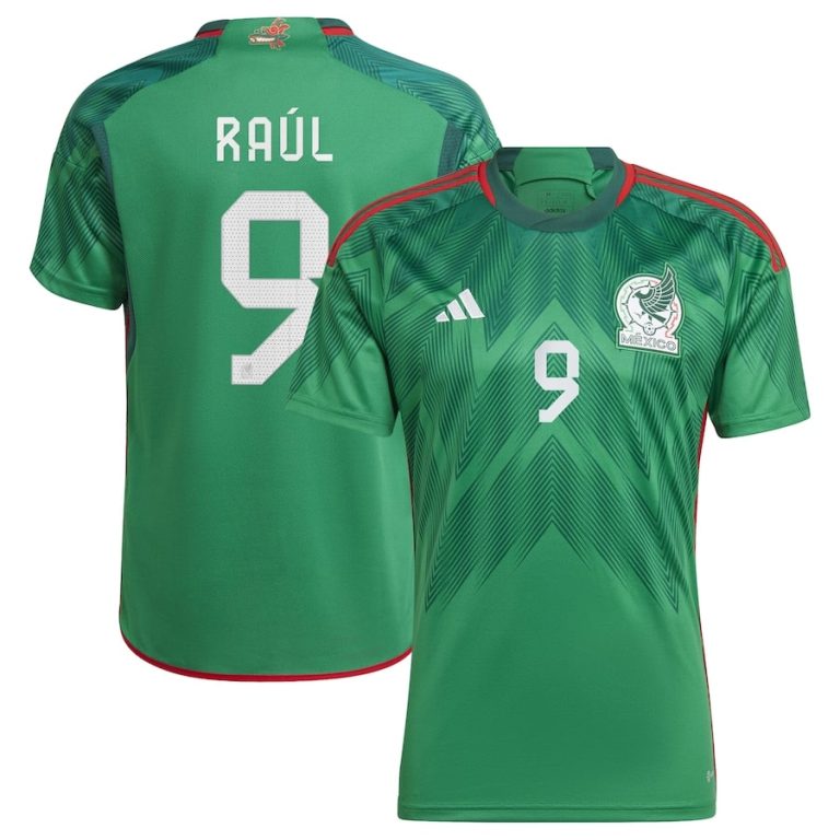 MAILLOT MEXIQUE DOMICILE COUPE DU MONDE 2022 RAUL