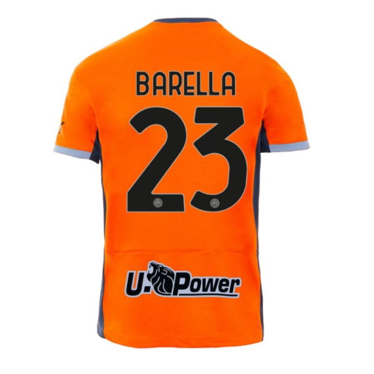 Maillot Inter Milan 2023 2024 Third Barella