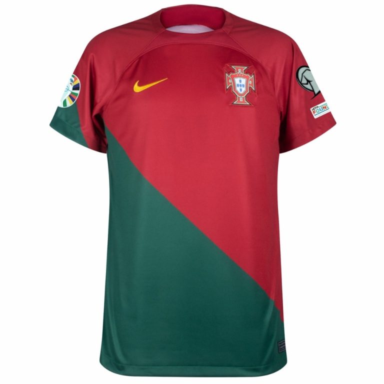 MAILLOT ENFANT PORTUGAL DOMICILE EURO 2024 QUALIFICATIONS