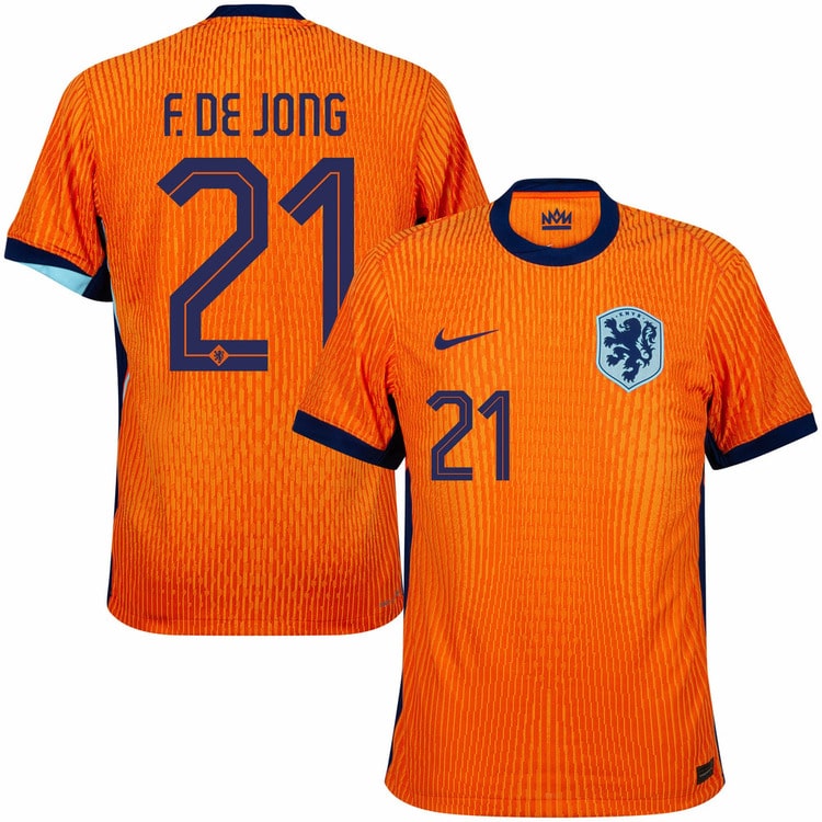 Maillot Pays Bas Domicile 2024 2025 De Jong