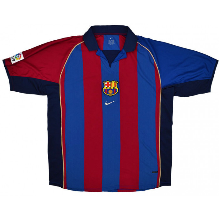 Maillot Barca Domicile 2001-2002 Kluivert
