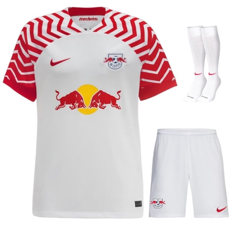 Maillot Kit Enfant RB Leipzig 2023 2024 Domicile