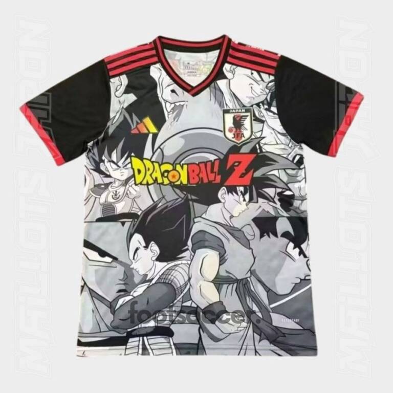 Maillot Japon Dragon Ball Goku Vegeta Noir