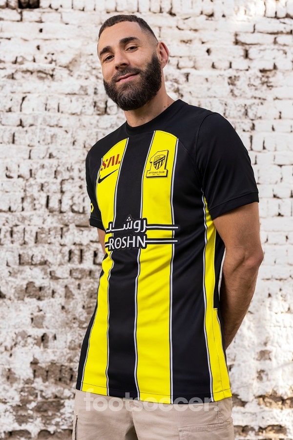 Maillot Al Ittihad Benzema Domicile 2023 2024 Enfant