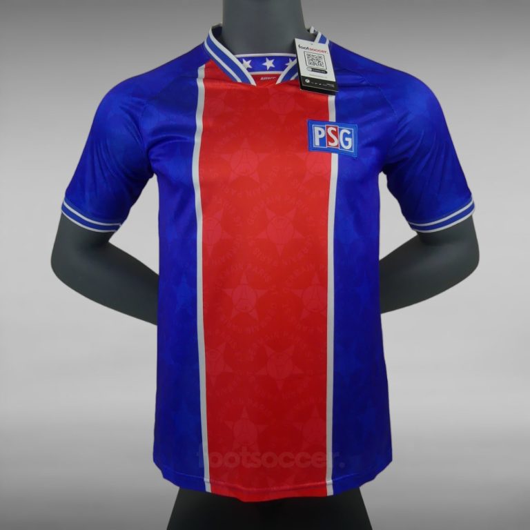 Maillot PSG Retro Vintage 1994 1995 Domicile