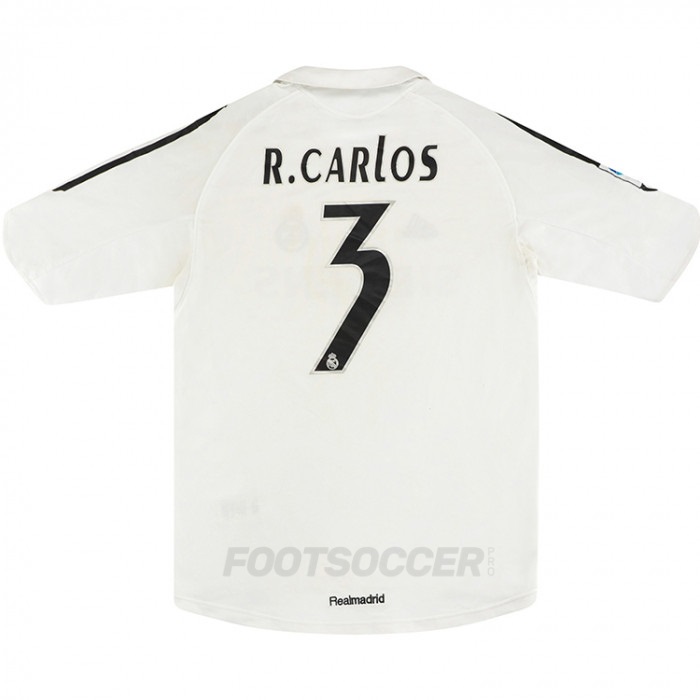 2005-06 MAILLOT RETRO VINTAGE REAL MADRID R.CARLOS