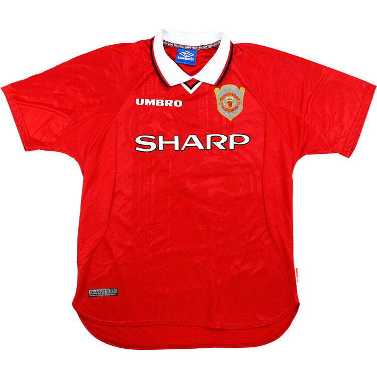 1997-00 Maillot Retro Vintage Manchester United Home Solskjaer