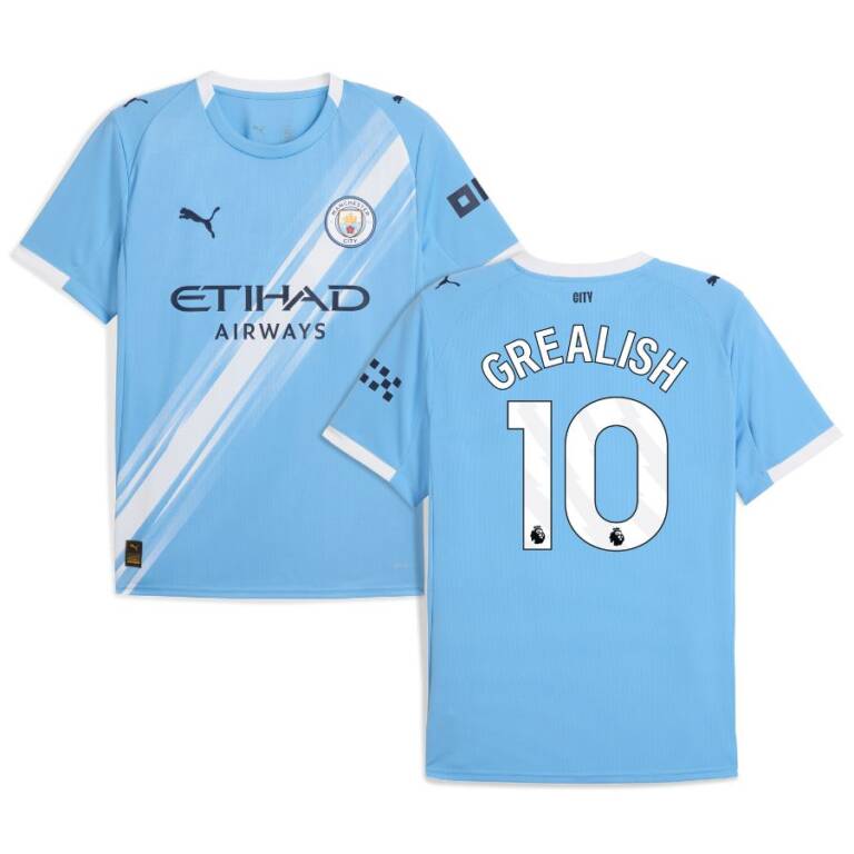 Maillot Manchester City Domicile 2025 2026 Grealish