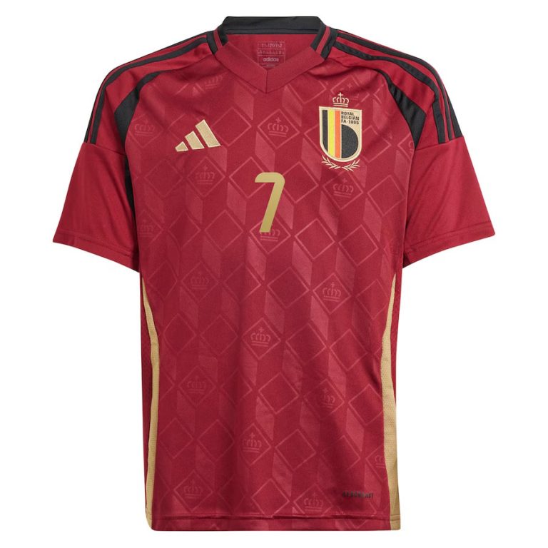 Maillot Belgique Enfant Domicile 2024 2025 De Bruyne