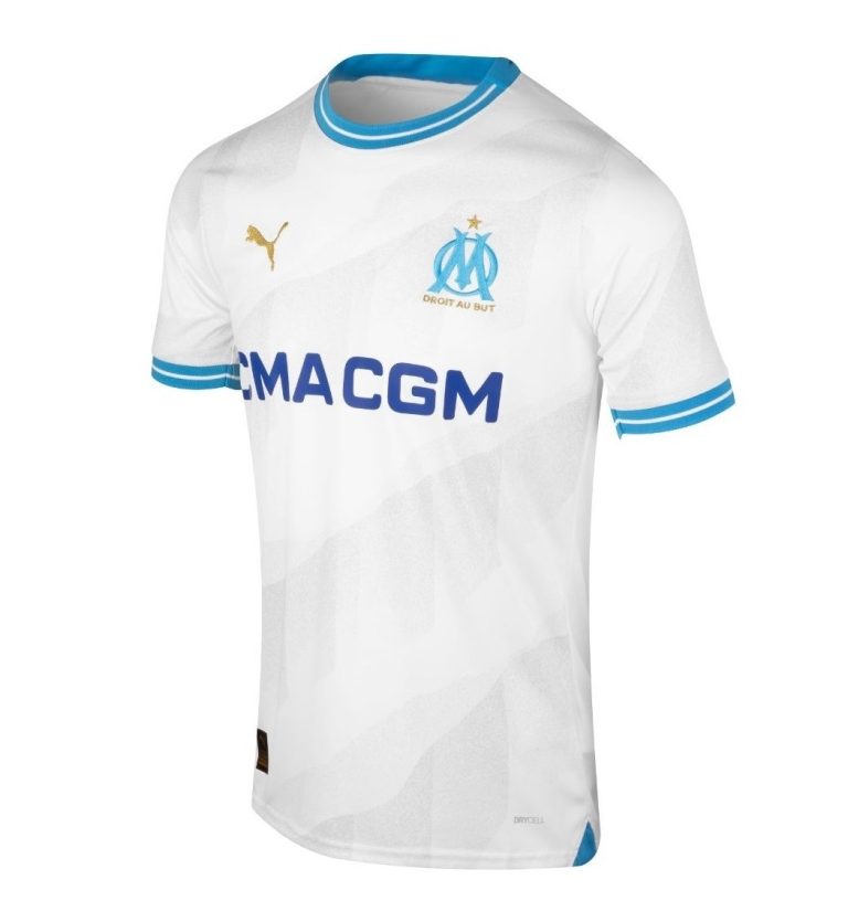 MAILLOT MATCH OM DOMICILE 2023 2024