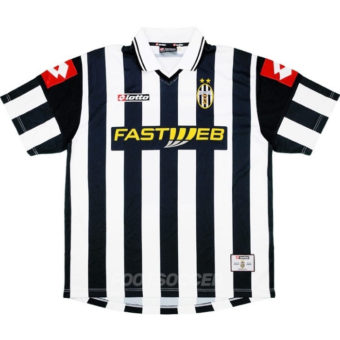 2001-02 Maillot Retro Vintage Juventus Home