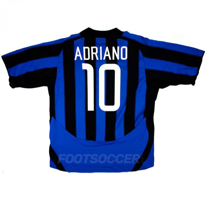 Maillot Inter Milan Domicile 2003 2004 Adriano