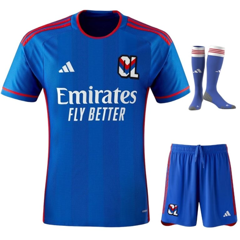 MAILLOT KIT ENFANT OL EXTERIEUR 2023 2024