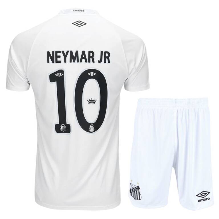 Maillot Kit Enfant Santos Domicile 2025 2026 Neymar JR