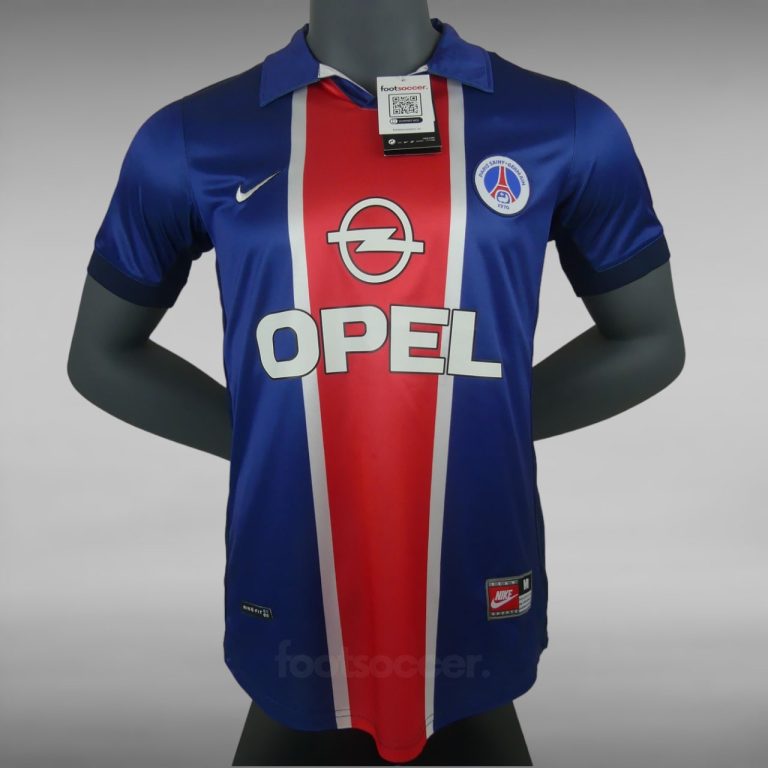 Maillot PSG Retro Vintage 1998 1999 Domicile Okocha