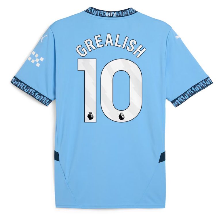 Maillot Kit Enfant Manchester City Domicile 2024 2025 Grealish