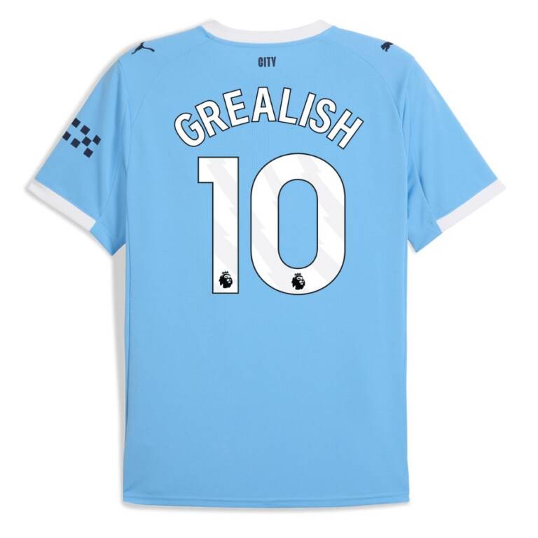 Maillot Kit Enfant Manchester City Domicile 2025 2026 Grealish