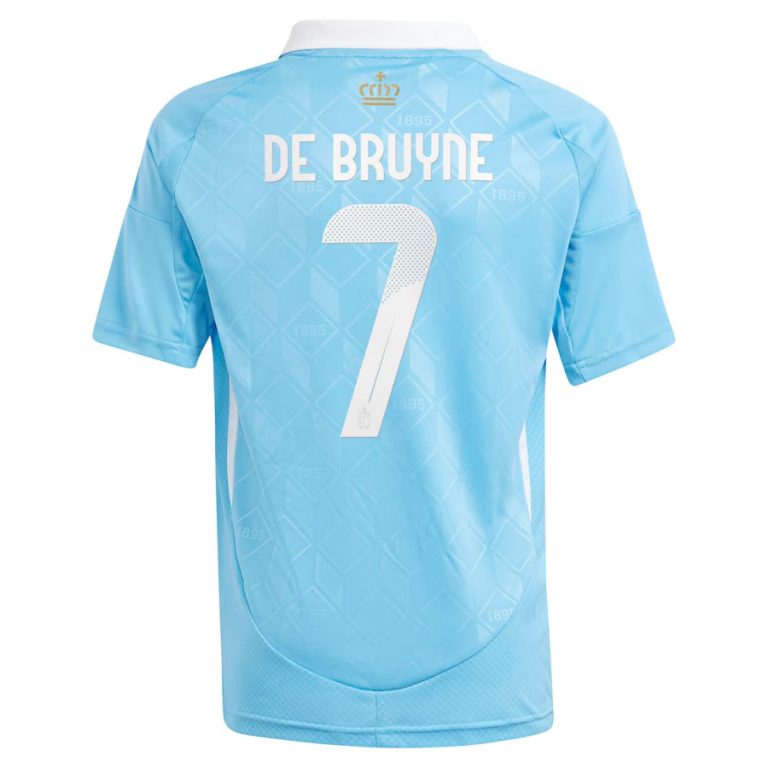 Maillot Belgique Enfant Exterieur 2024 2025 De Bruyne