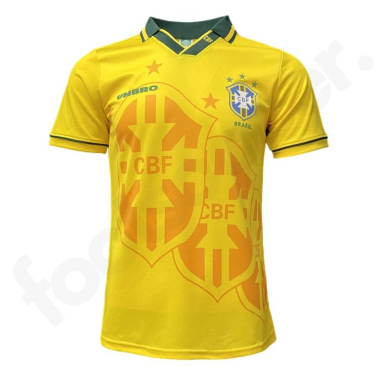 Maillot Bresil 1994 Domicile Retro Vintage