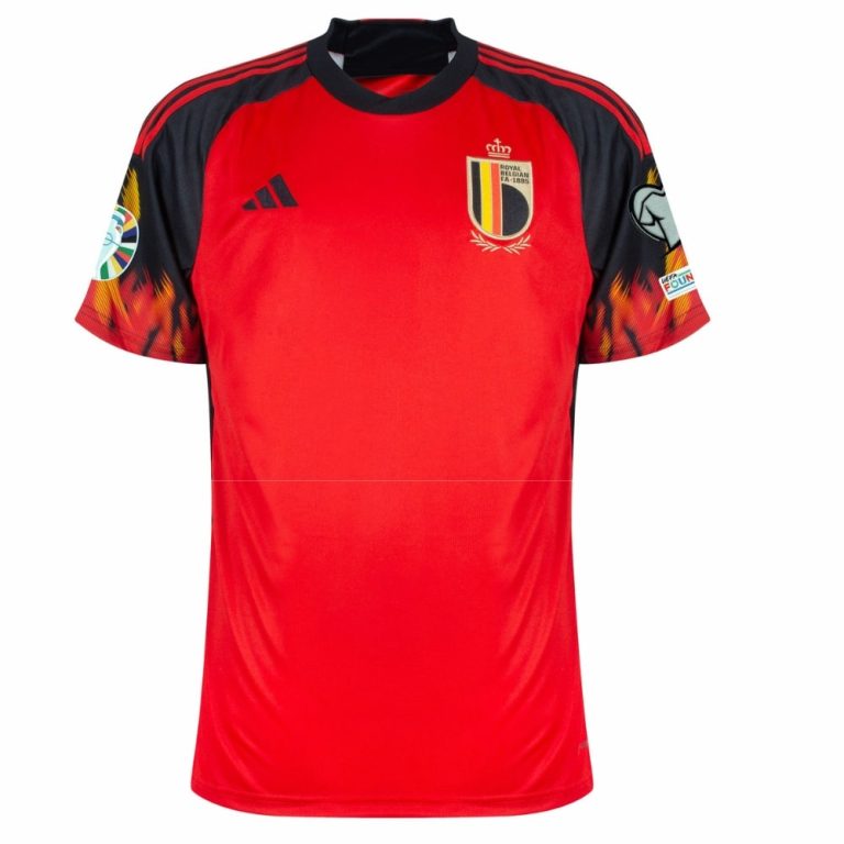 MAILLOT ENFANT BELGIQUE DOMICILE EURO 2024 QUALIFICATIONS