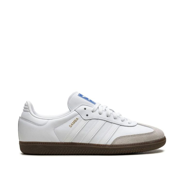 Adidas Samba Cloud White Blue Gum