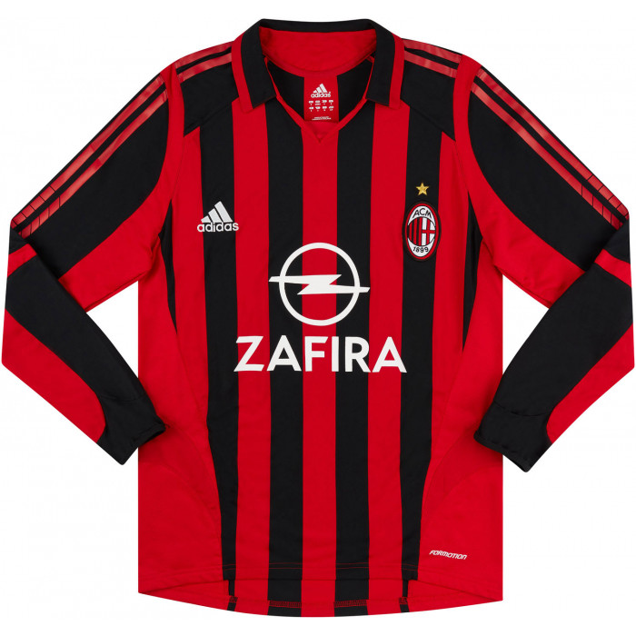 2005-06 Maillot Retro Vintage Milan AC Home CAFU