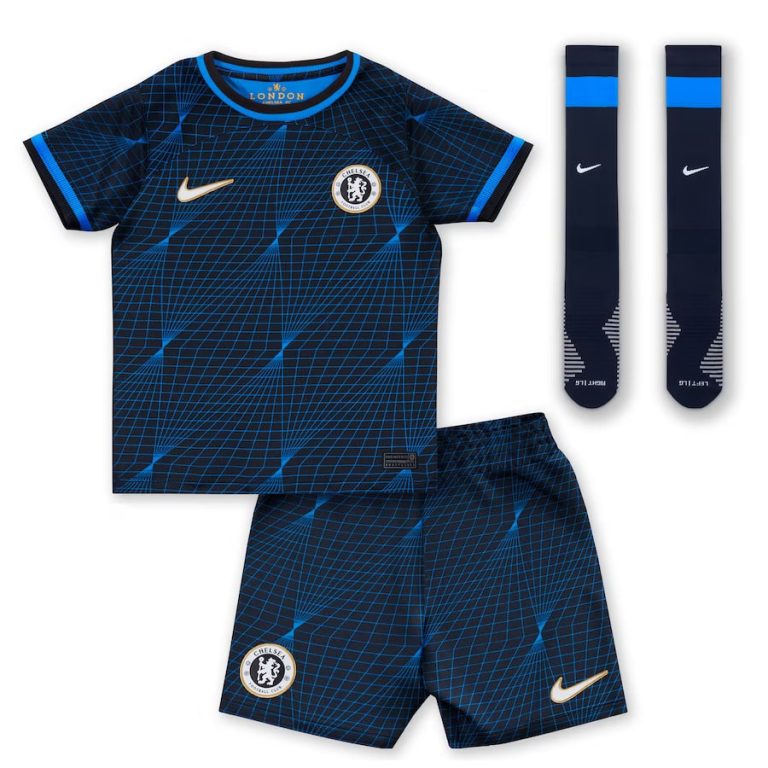 Maillot Kit Enfant Chelsea Exterieur 2023 2024
