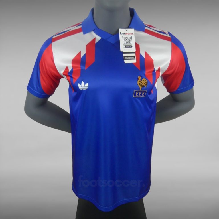 Maillot Retro Vintage Equipe de France 1988