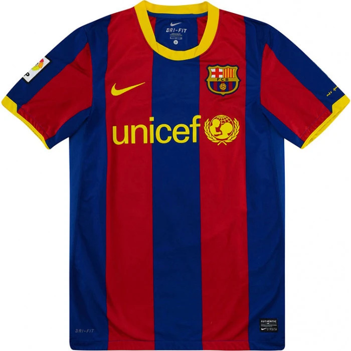 Maillot Barca Domicile 2010-2011 Villa