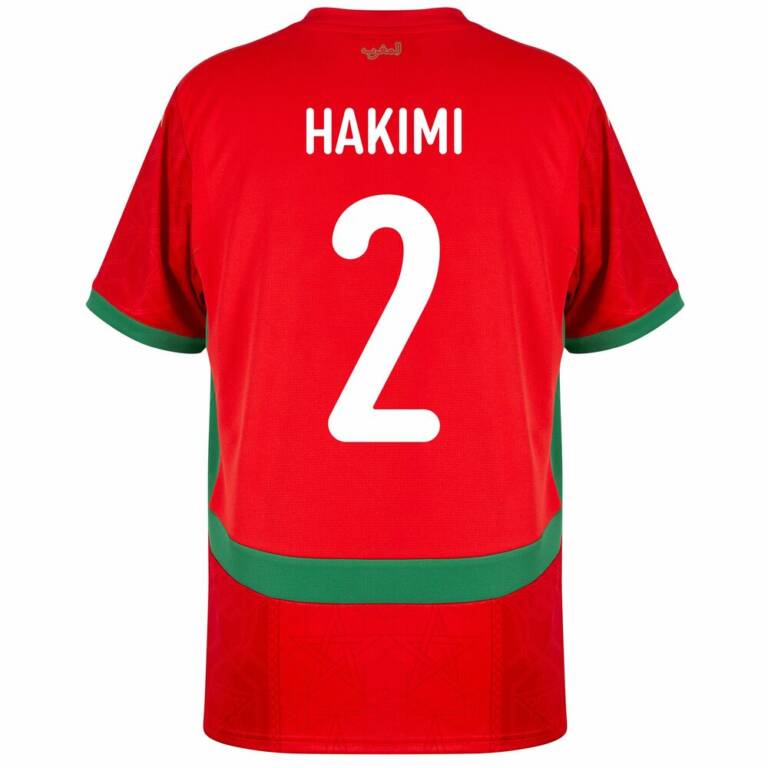 Maillot Maroc Domicile 2025 2026 Hakimi