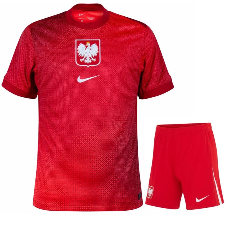 Maillot Kit Enfant Pologne Exterieur 2024 2025