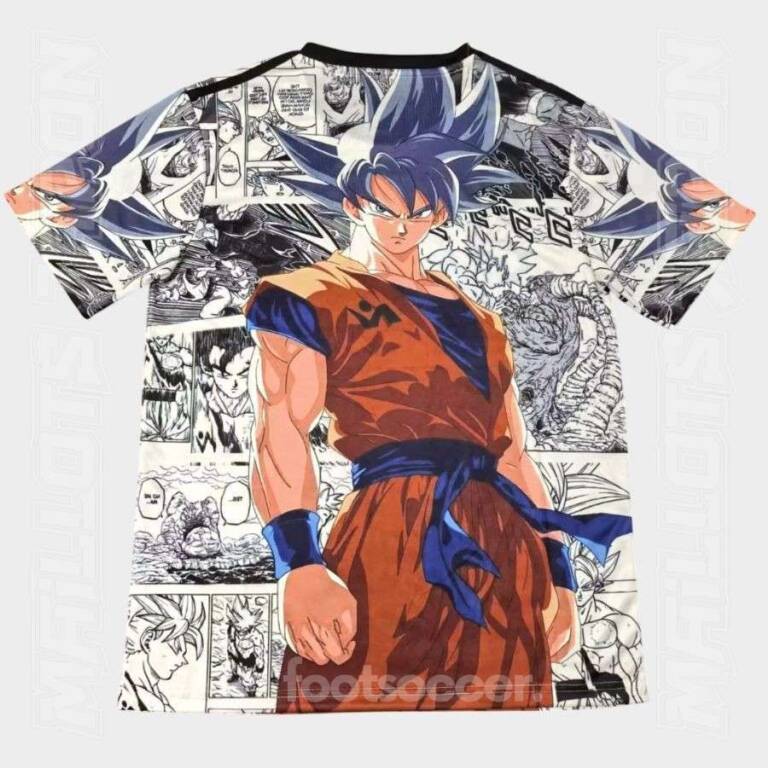 Maillot Japon Goku Edition Manga Blanc